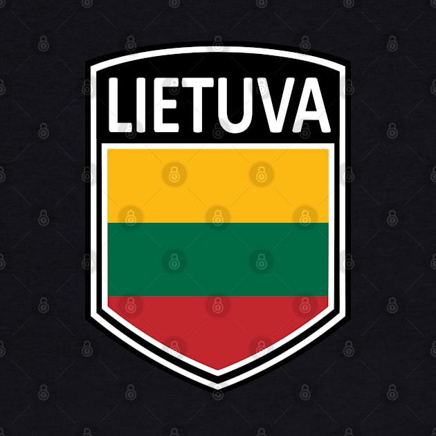 Flag Shield - Lietuva by Taylor'd Designs